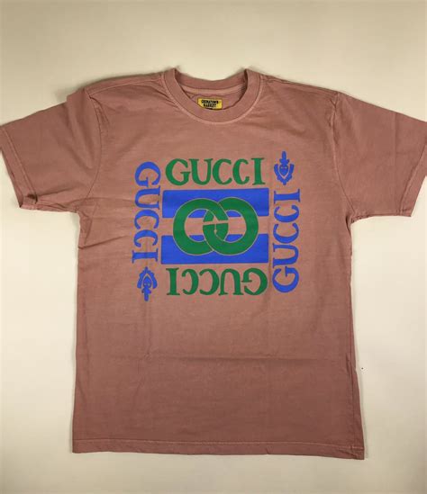 fake gucci shirt logo|bootleg gucci shirt chinatown market.